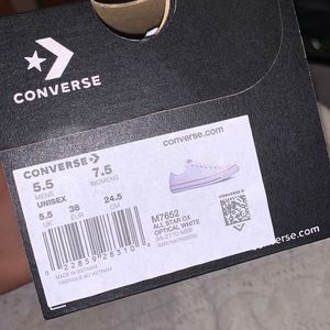 Brand new converse
